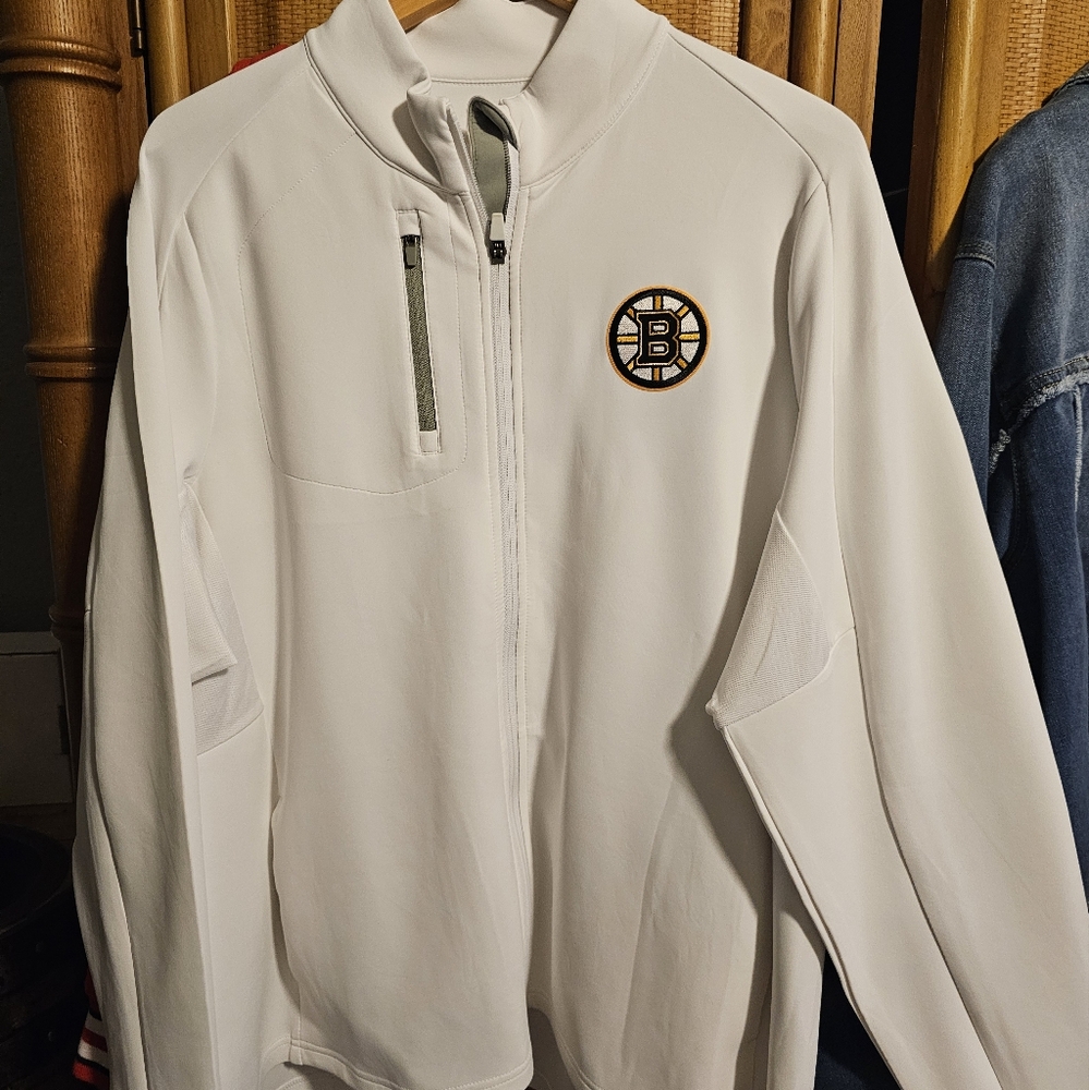 Womens 3X Boston Bruins Zip-up